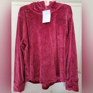 Pajamagram Velour Women's Loungewear Set in Rose Large NWT